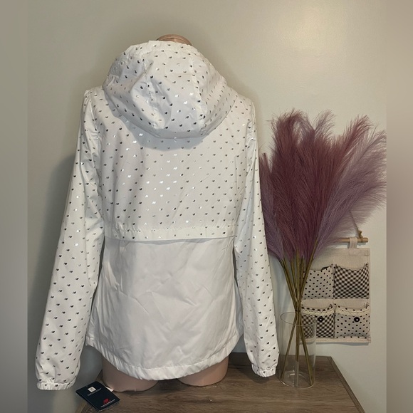NWT New Balance Women's White Windbreaker Jacket - Size: Medium - Picture 3 of 11